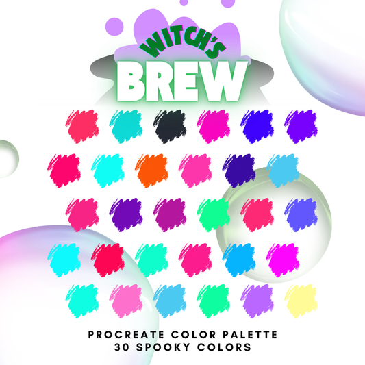 Witch's Brew Procreate Color Palette